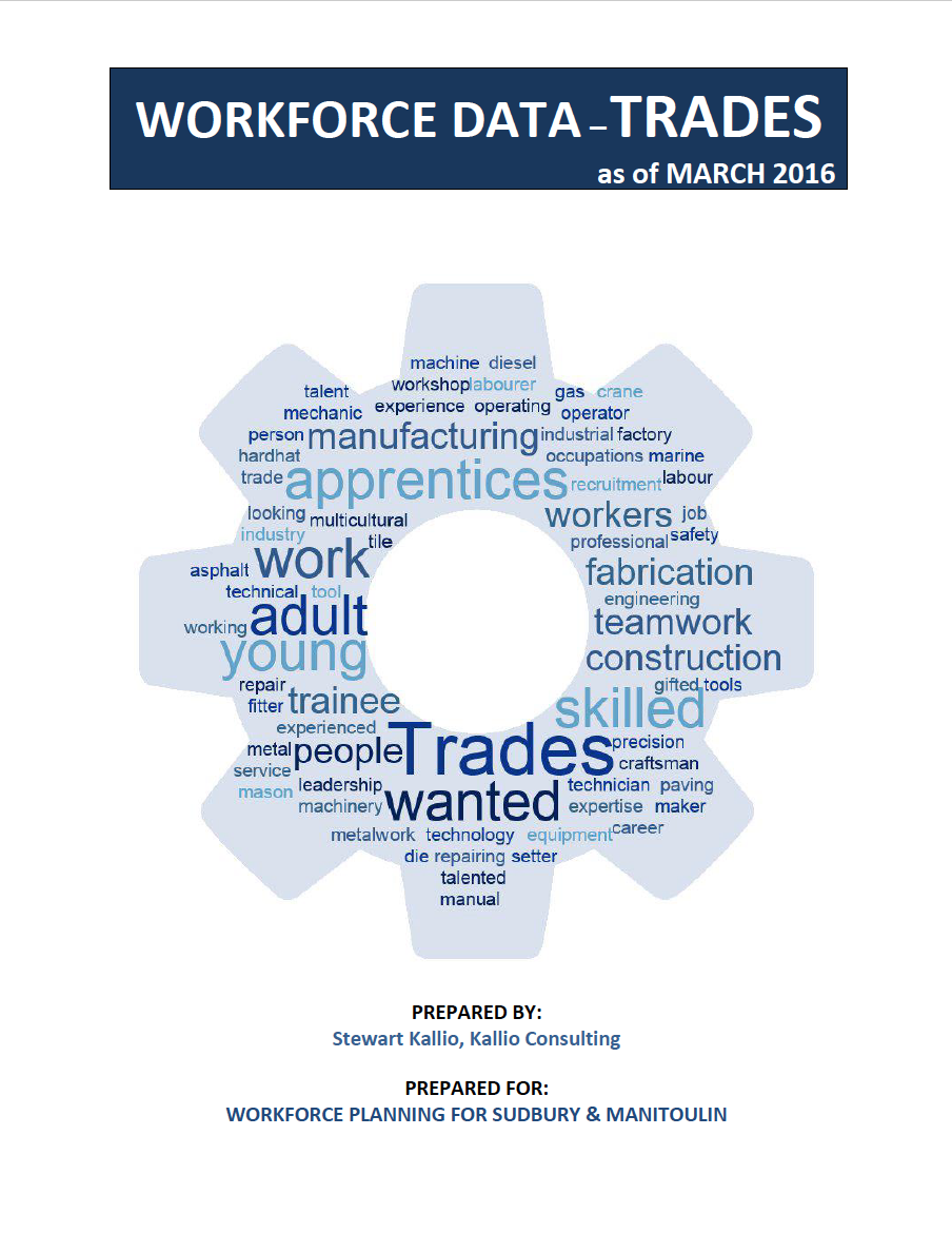 Workforce Trades Data – March 2016