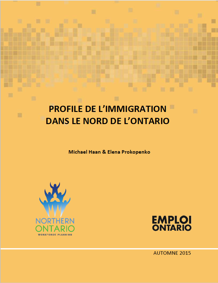 Profil de l’immigration dans le Nord de l’Ontario en 2015